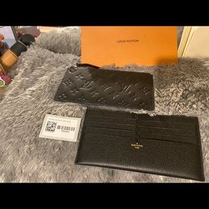 Authentic LV Card holder and Coin Zipped pouch.
